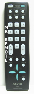 Sanyo Remote Codes on Sanyo Gxbj Tv Remote Control Electronic Adventure