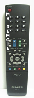 SHARP RRMCGA549WJSA