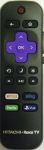 HITACHI X490077 ROKU TV Remote Control 101018E000